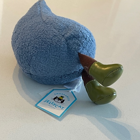BNWT RARE Jellycat Amuseables Happy Raindrop Plush Collectible super Cute HTF - Picture 5 of 6